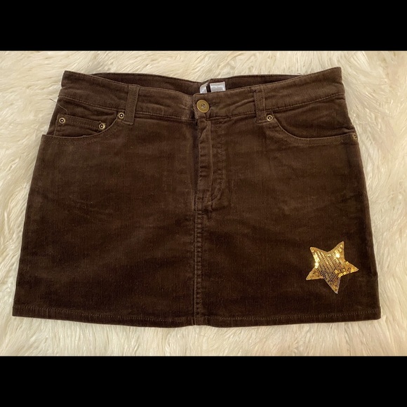 New stretch  corduroy mini skirt - Size 9 - Picture 3 of 5